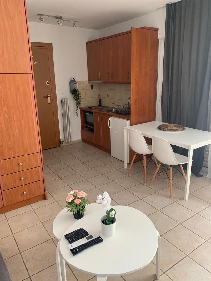 Appartement Modern Studio Large Veranda -Metro Station Suggrou à Athènes Extérieur photo